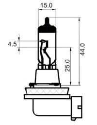 SCT GERMANY Лампа накаливания, противотуманная фара 202624